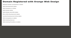 Desktop Screenshot of orangewebdesign.org