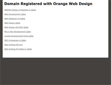 Tablet Screenshot of orangewebdesign.org